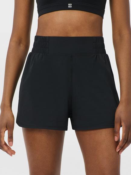 Sweaty Betty Running Shell Shorts, Black