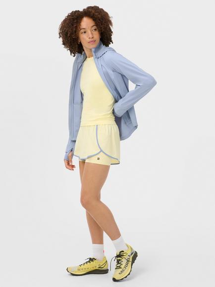 Sweaty Betty Get Set 2-in-1 Multi-Train Shorts, Butter Scotch Yellow - view 2, Butter Scotch Yellow