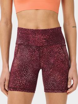 Sweaty Betty Power 6" Cycling Shorts, Red, Red