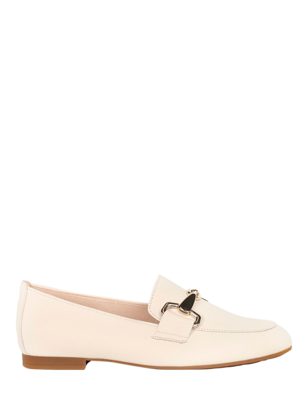 Gabor Jangle Slip On Metal Trim Detail Loafers, Latte, Latte