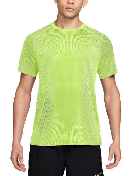 Nike Aero FIT Running Top, Volt, Volt/Light Silver/Re