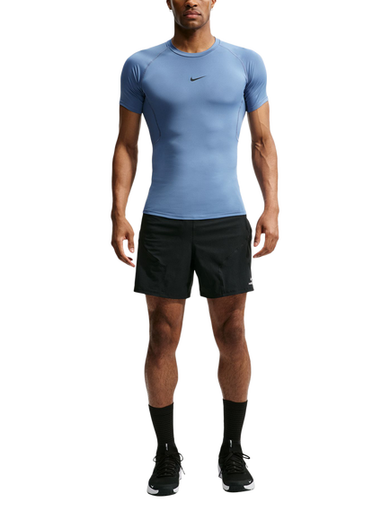 Nike Pro Short Sleeve Top, Indigo Storm/Black, Indigo Storm/Black
