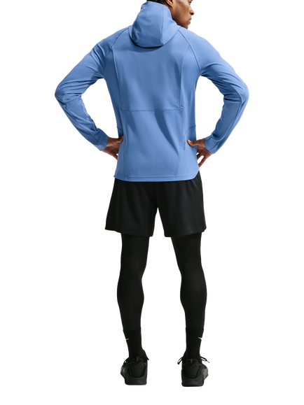 Nike Pro Dri-FIT Hooded Top, Indigo Storm/Black - view 2, Indigo Storm/Black