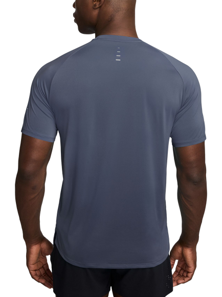 Nike Stride Short Sleeve Running Top, Diffused Blue/Reflec - view 2, Diffused Blue/Reflec