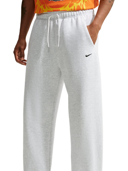 Nike Solo Bungee Cotton Rich Brushed Fleece Joggers, Birch Heather/Black, Birch Heather/Black