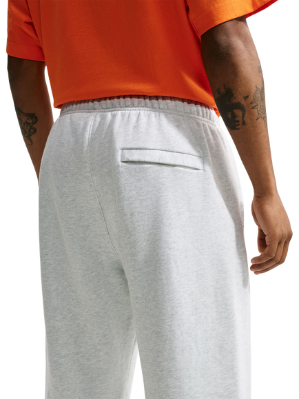 Nike Solo Bungee Cotton Rich Brushed Fleece Joggers, Birch Heather/Black - view 2, Birch Heather/Black