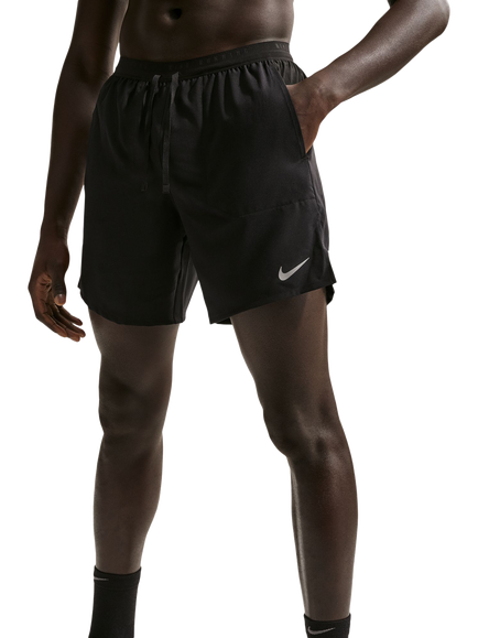 Nike 7 Inch 2-in-1 Running Shorts, Black/Reflective Sil, Black/Reflective Sil