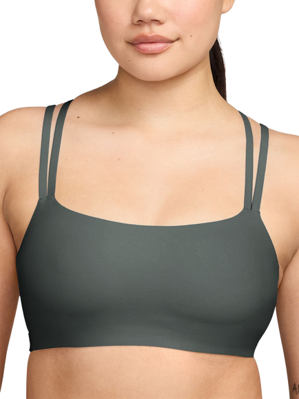Nike InfinaSoft Zenvy Women's Sports Bra, Camo Green/White, Camo Green/White