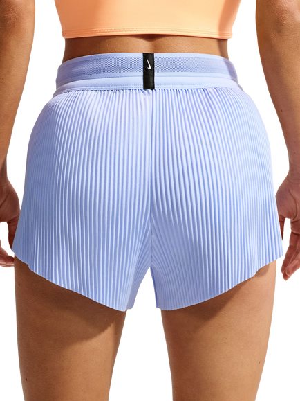 Nike Dri-FIT Women's Lined Running Shorts, Aluminum/Black/White - view 2, Aluminum/Black/White