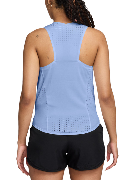 Nike AeroSwift ADV Women's Tank Top, Aluminum/Atomic Pink - view 2, Aluminum/Atomic Pink