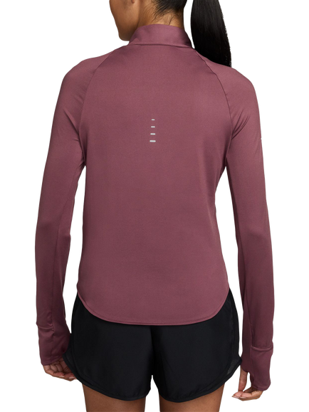 Nike Swift Women's Quarter Zip Tracksuit Top, Pink Smoke/Reflectiv - view 2, Pink Smoke/Reflectiv