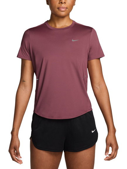 Nike Swift Women's Crew Neck Sport Top, Pink Smoke/Reflectiv, Pink Smoke/Reflectiv