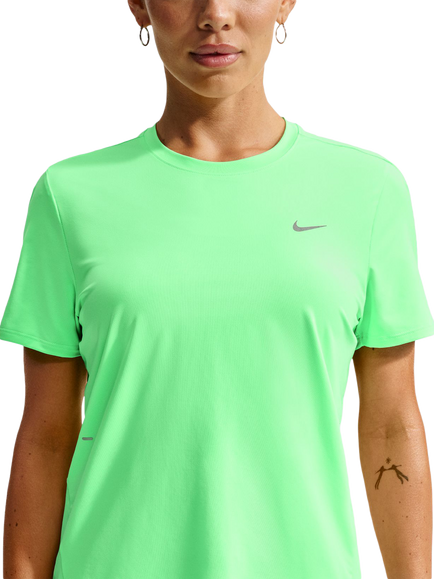 Nike Swift Women's Crew Neck Sports Top, Illusion Green/Refle, Illusion Green/Refle