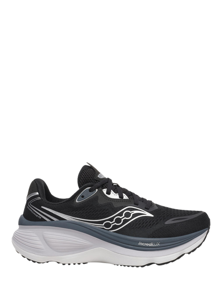 Saucony Hurricane 26 Running Shoes, Black/Silver, Black/Silver