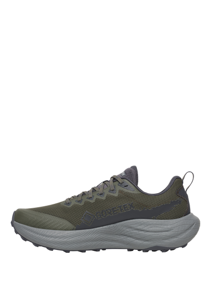 Saucony Men's Ride TR3 GTX Running Shoes, Fatigue/Ebony - view 2, Fatigue/Ebony