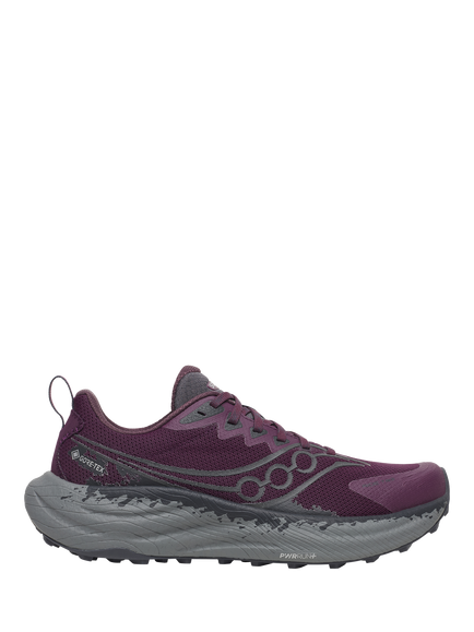 Saucony Women's Ride TR3 GTX Running Shoes, Eggplant/Ebony, Eggplant/Ebony