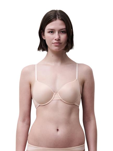 Chantelle Easy Bliss Underwired Memory Foam T-Shirt Bra, Golden Beige, Golden Beige