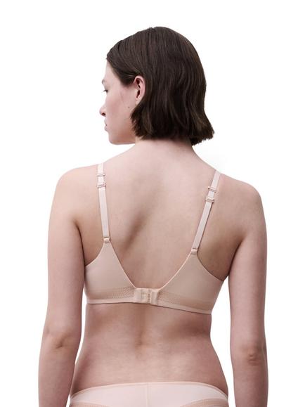 Chantelle Easy Bliss Underwired Memory Foam T-Shirt Bra, Golden Beige - view 2, Golden Beige