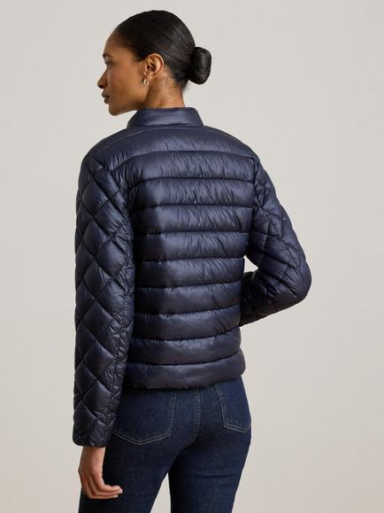 Ralph Lauren Mock Neck Insulated Puffer Jacket - view 2, Dark Navy