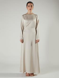 Aab Maya A Line Maxi Dress, Ivory, Ivory