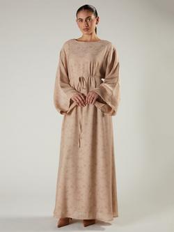 Aab Moonflower Floral A Line Maxi Dress, Light Pink, Light Pink