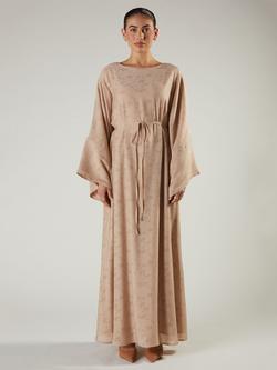 Aab Moonflower Floral A Line Maxi Dress, Light Pink - view 2, Light Pink