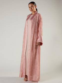 Aab Peony Cotton Blend Floral A Line Maxi Dress, Light Pink, Light Pink