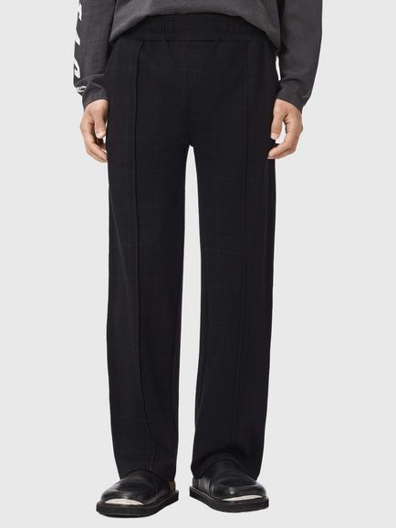 AllSaints Harris Cotton Blend Joggers, Check Black, Check Black