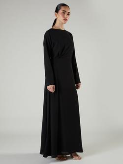 Aab Side Twist A-Line Dress, Black, Black