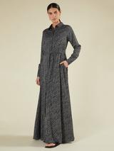 aab modest wear soft cotton shirted maxi dress reviews This abaya dress is STUNNING! Got so many compliments last night. The Icy  blue color is a dream. Stay tuned for part 2 with the complete look!, :  @kayathecollection , maxidress, abaya, modest dress