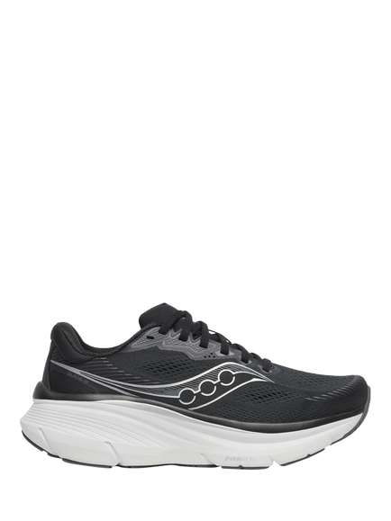 Saucony Guide 19 Running Shoes, Black/Silver, Black/Silver