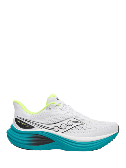 Saucony Triumph 24 Running Shoes, White/Tranquil, White/Tranquil