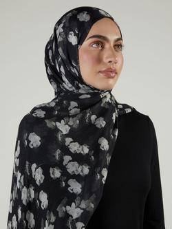 Aab Moon Flower Premium Modal Hijab, Multi, Multi