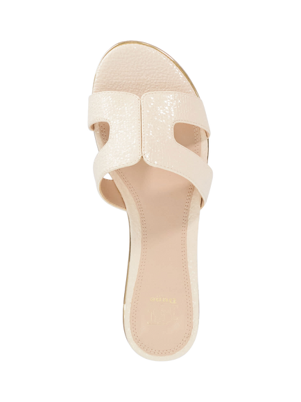 Dune London Ludlows Flat Boucle Sandals, Ecru - view 2, Ecru