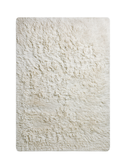 MADE Dala New Zealand Wool Rug, Ivory, Ivory