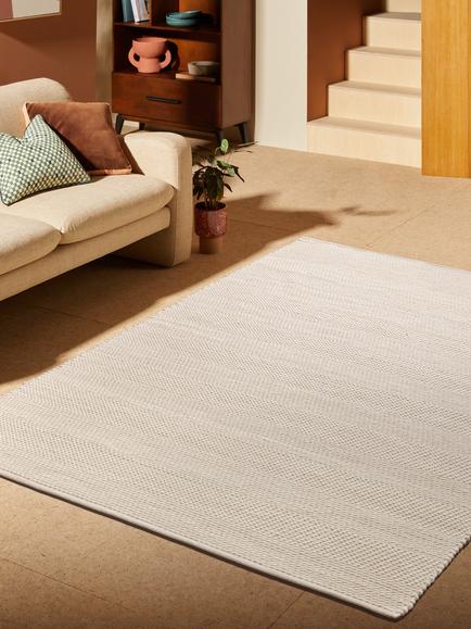 MADE Varden Rug, Ivory - view 2, Ivory
