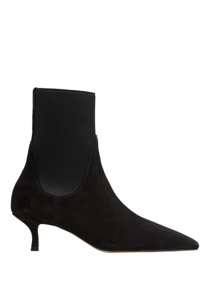 Flattered Monroe Suede Ankle Boots, Black, Black