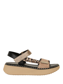 Gabor Foam Leather Slingback Sandals, Multi, Multi