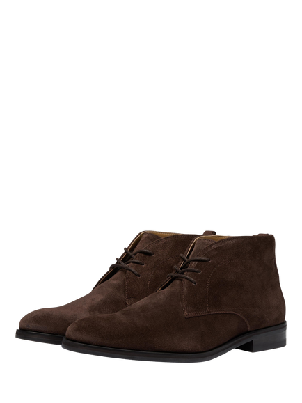 Oliver Sweeney Silverdale Suede Lace Up Chukka Boots, Chocolate - view 2, Chocolate