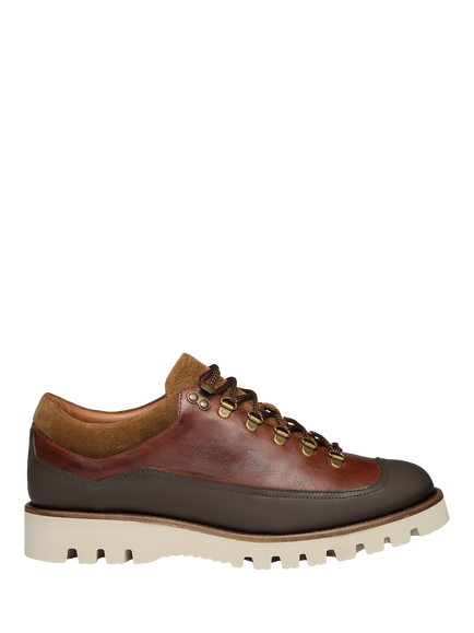 Oliver Sweeney Sortelha Leather Hiking Shoes, Dark Tan, Dark Tan