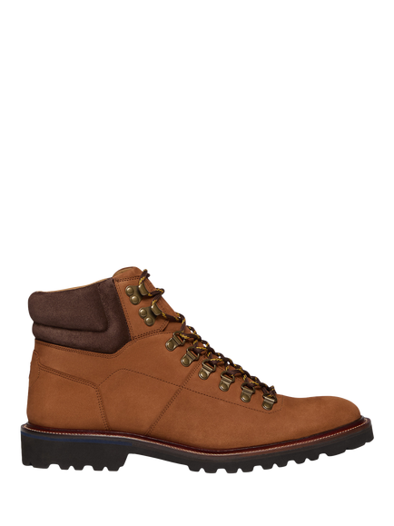 Oliver Sweeney Bisham Nubuck Lace Up Ankle Boots, Tan Nubuck, Tan Nubuck