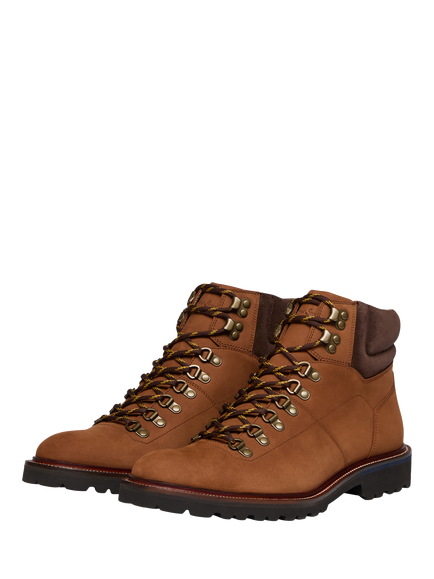 Oliver Sweeney Bisham Nubuck Lace Up Ankle Boots, Tan Nubuck - view 2, Tan Nubuck
