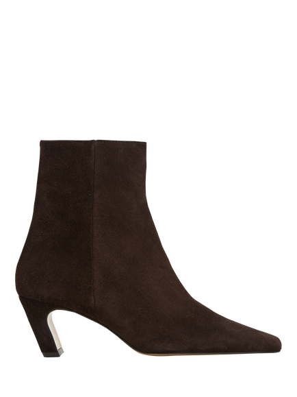 Flattered Xena Suede Ankle Boots, Chocolate Suede, Chocolate Suede