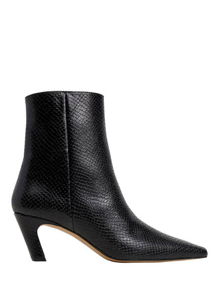 Flattered Xena Leather Ankle Boots, Snake, Snake