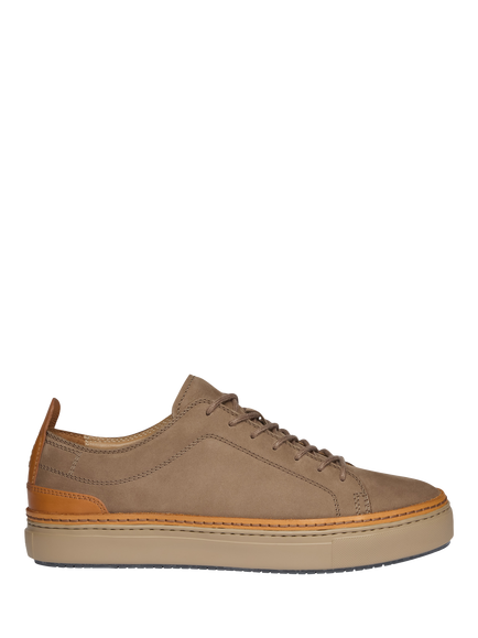 Oliver Sweeney Lopes Nubuck Lace Up Trainers, Taupe Nubuck, Taupe Nubuck