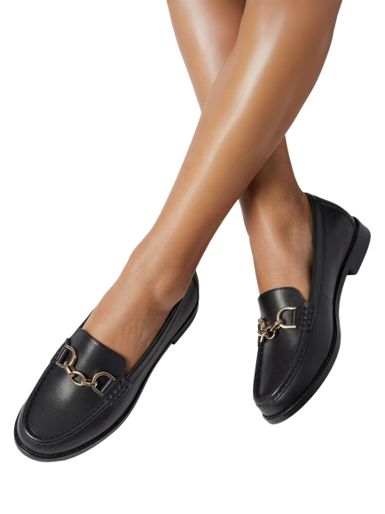 KG Kurt Geiger Marnie Leather Loafers, Black - view 2, Black