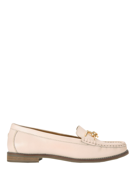 KG Kurt Geiger Marnie Leather Loafers, Bone, Bone
