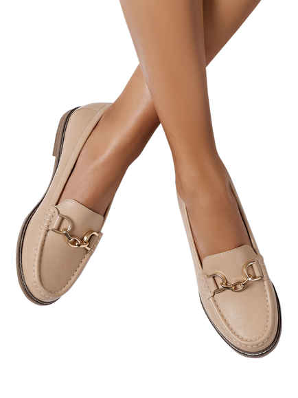 KG Kurt Geiger Marnie Leather Loafers, Blush - view 2, Blush