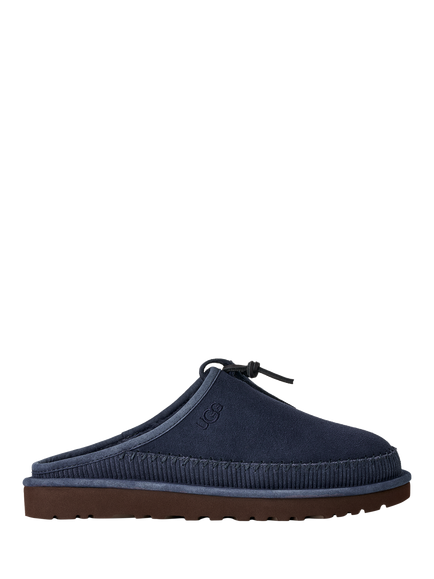 UGG Suede Leather Heritage Slippers, Dark Indigo, Dark Indigo