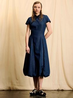 Brora Skye The Denim Parachute Dress, Blue, Blue